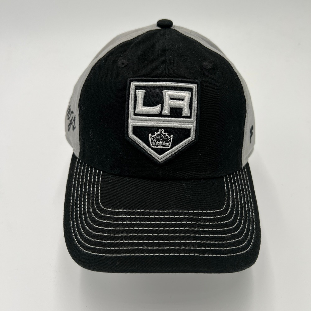 Fanatics LA Kings NHL Baseball Cap Black Grey Adjustable Strapback Hat